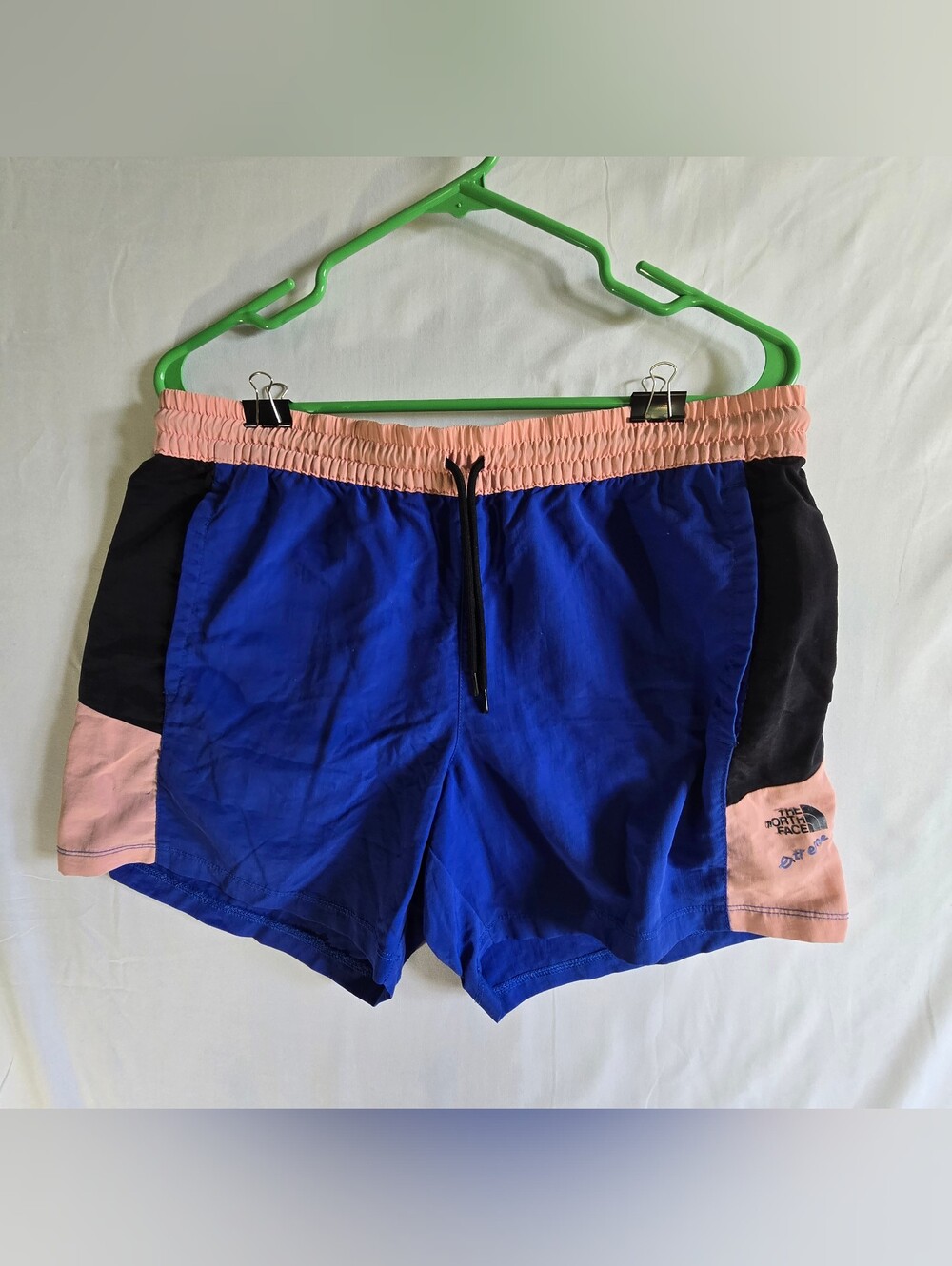The North Face Men’s Royal Blue & Pink Athletic Shorts